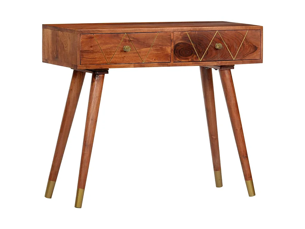 Table console 90x35x76 cm Bois d'acacia massif