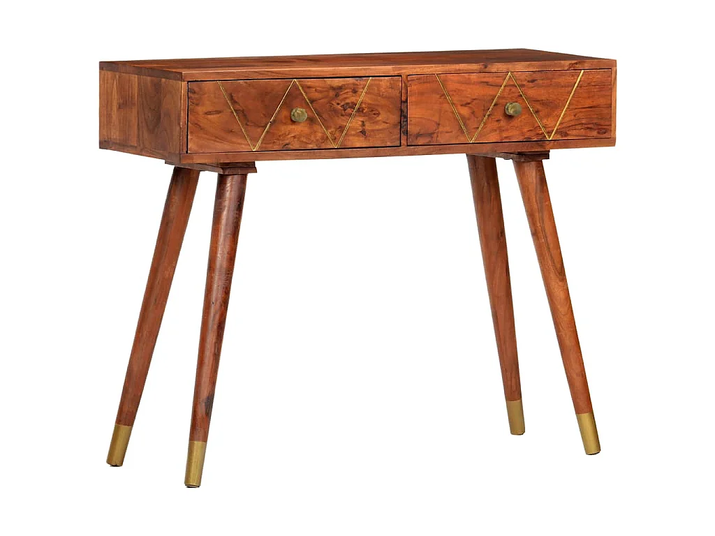Table console 90x35x76 cm Bois d'acacia massif