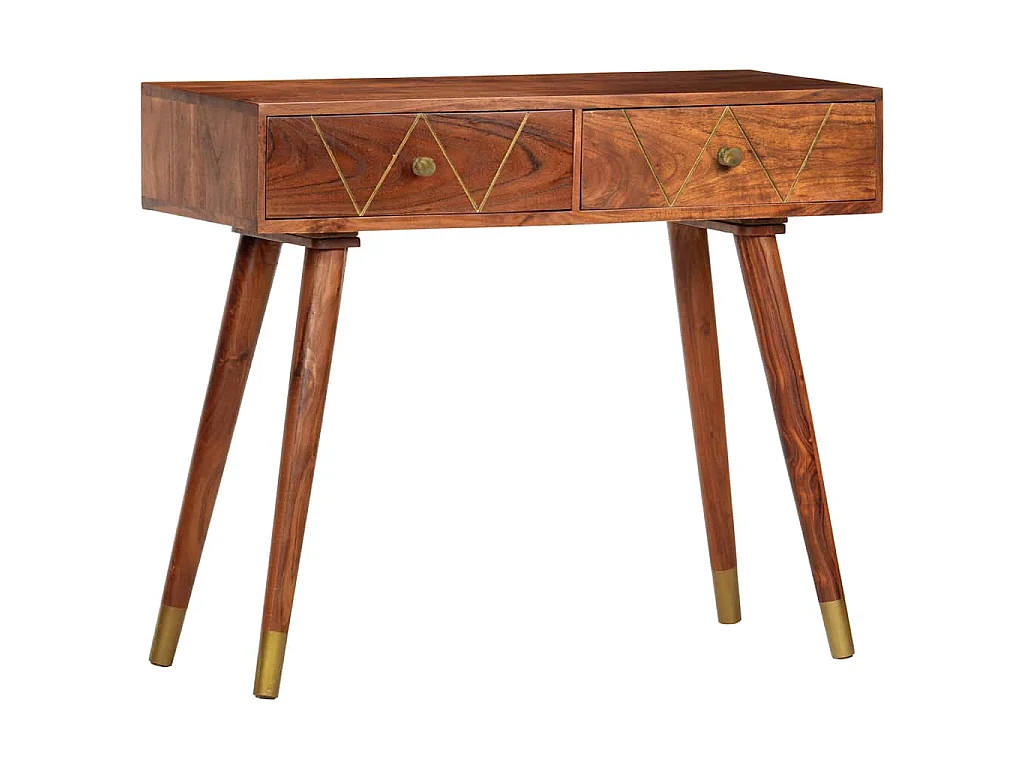 Table console 90x35x76 cm Bois d'acacia massif