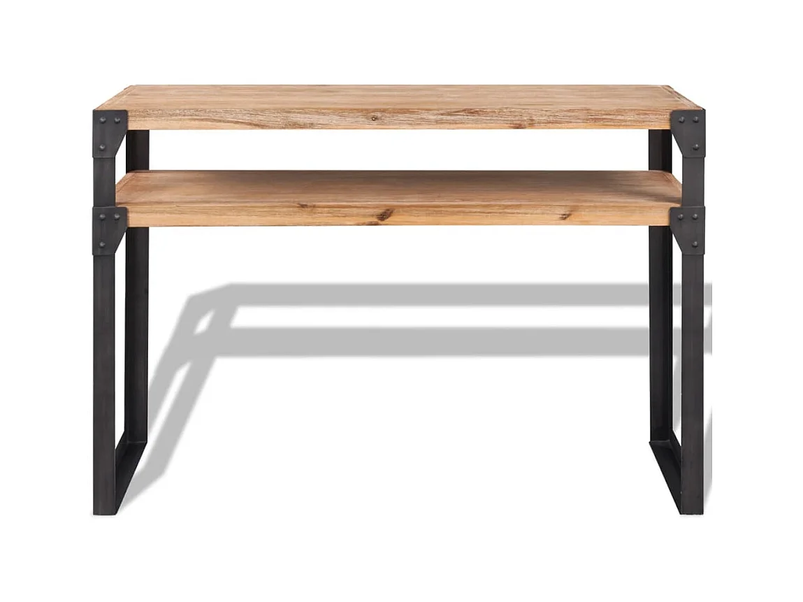 Wandtafel 120x40x85 cm massief acaciahout