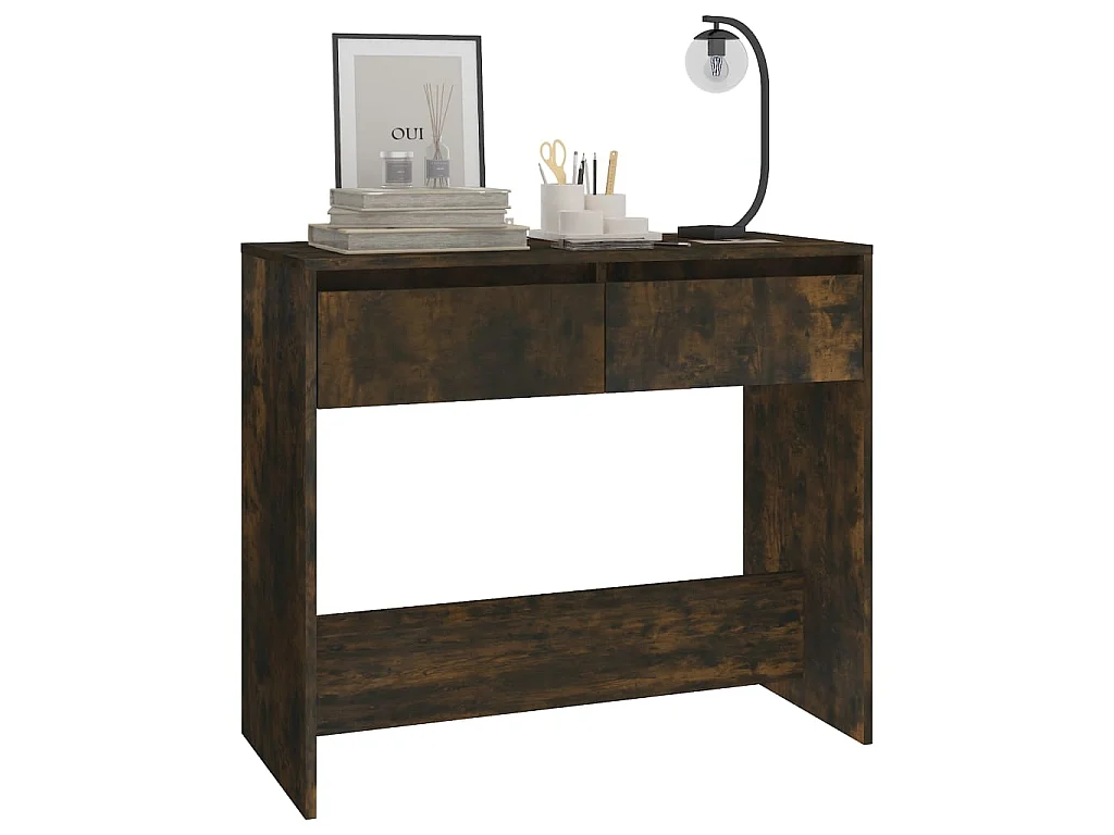 Konsolentisch Räuchereiche 89x41x76,5 cm Holzwerkstoff