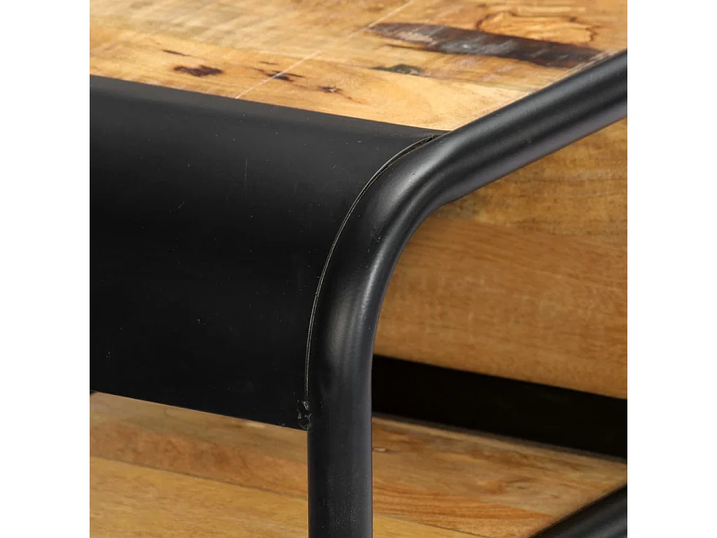 Mesa consola de madera maciza de mango 118x30x75 cm