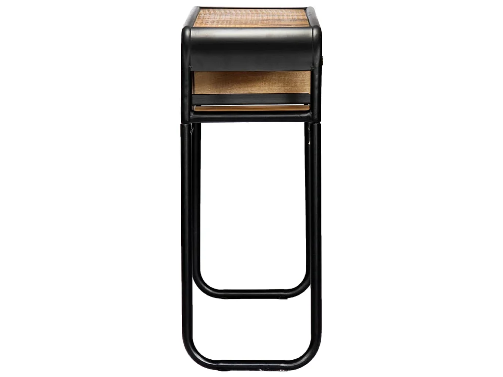 Tavolo Consolle 118x30x75 cm in Legno Massello di Mango