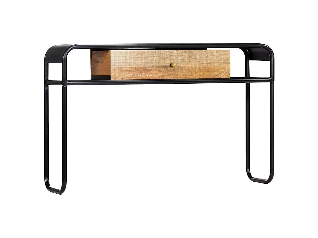 Table console 118 x 30 x 75 cm Bois de manguier massif
