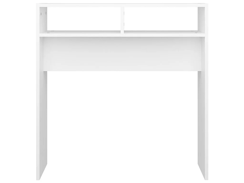 Wandtafel 78x30x80 cm bewerkt hout wit