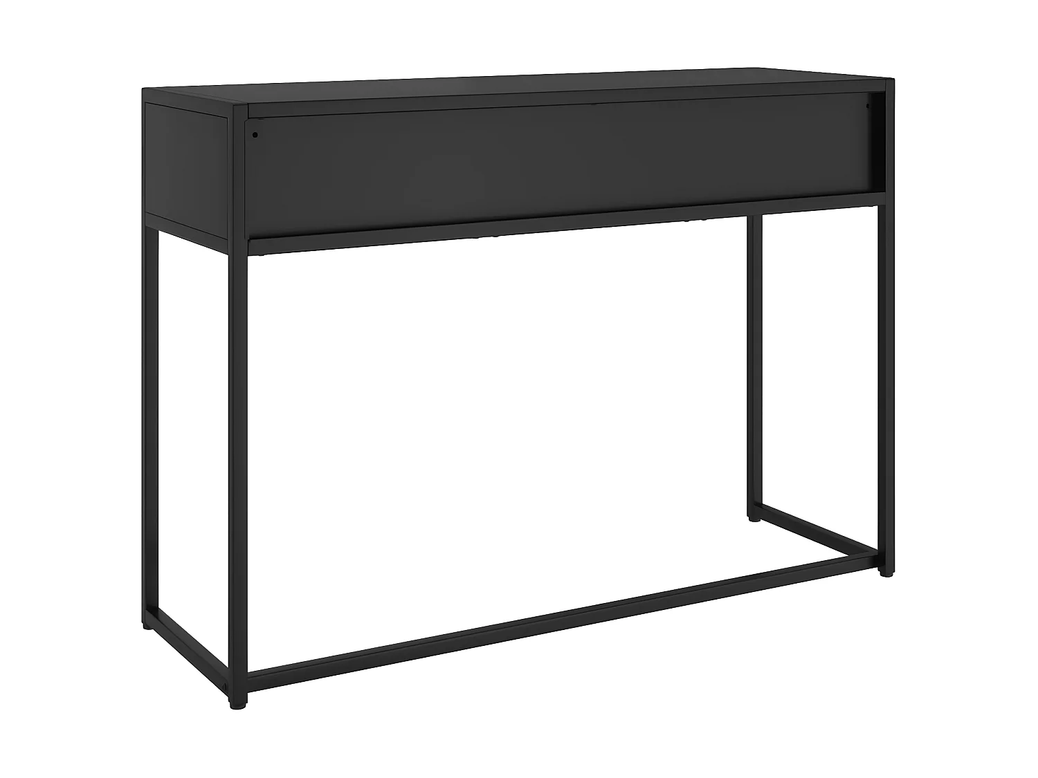 Table console Noir 106x35x75 cm Acier