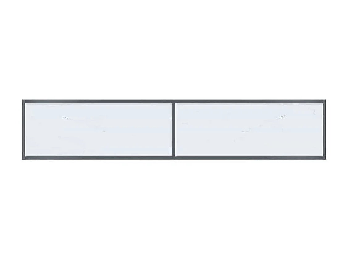 Konsolentisch Weiß 180x35x75,5 cm Hartglas
