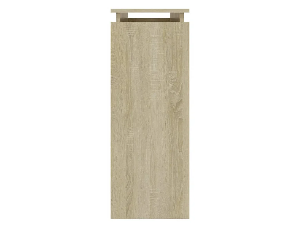 Table console chêne sonoma 102x30x80 cm bois d'ingénierie
