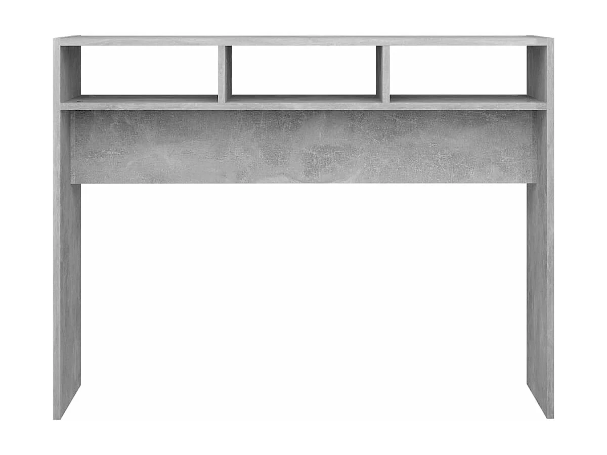 Konsolentisch Betongrau 105x30x80 cm Holzwerkstoff