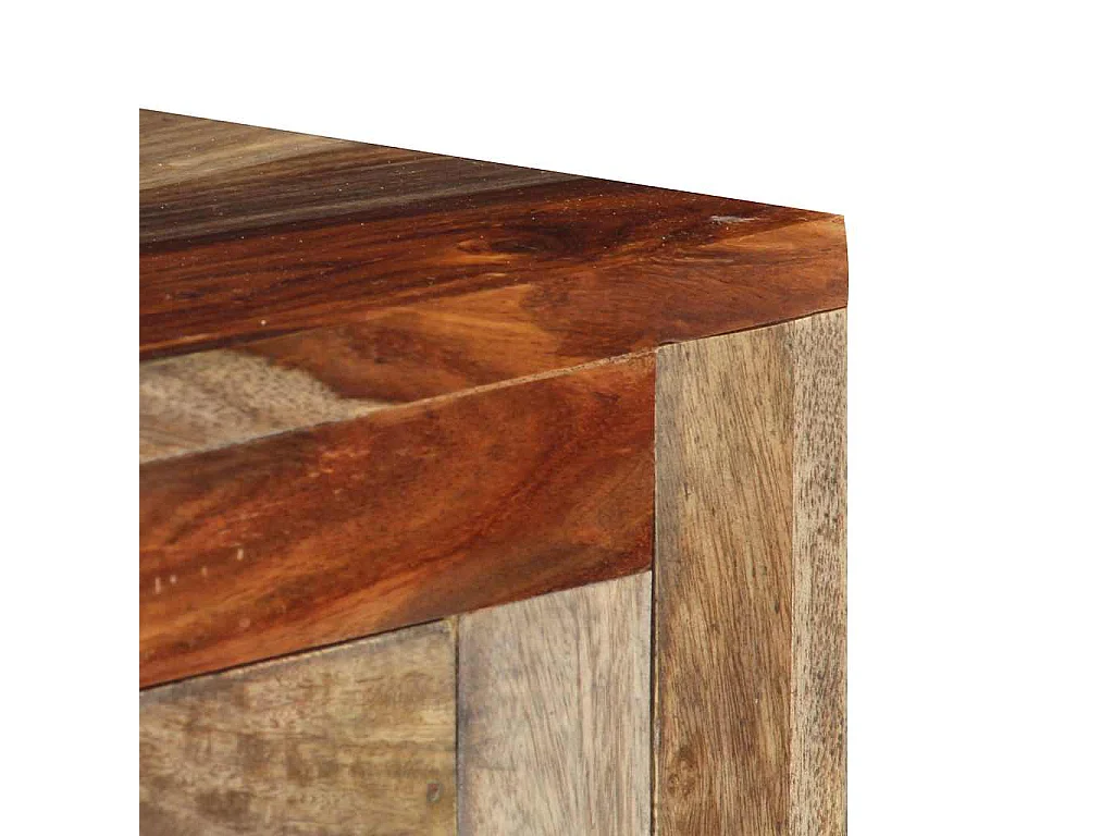 Table console avec 3 tiroirs 120x30x75 cm Bois massif