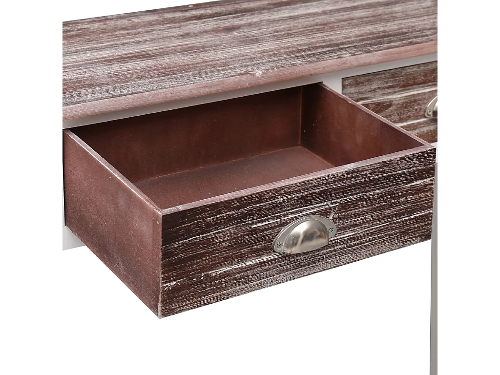 Table console Marron 90 x 30 x 77 cm Bois