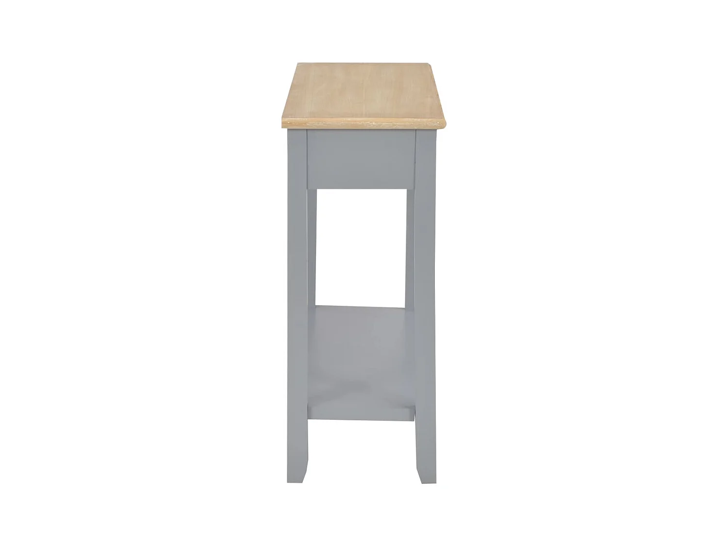 Table console Gris 110x35x80 cm Bois