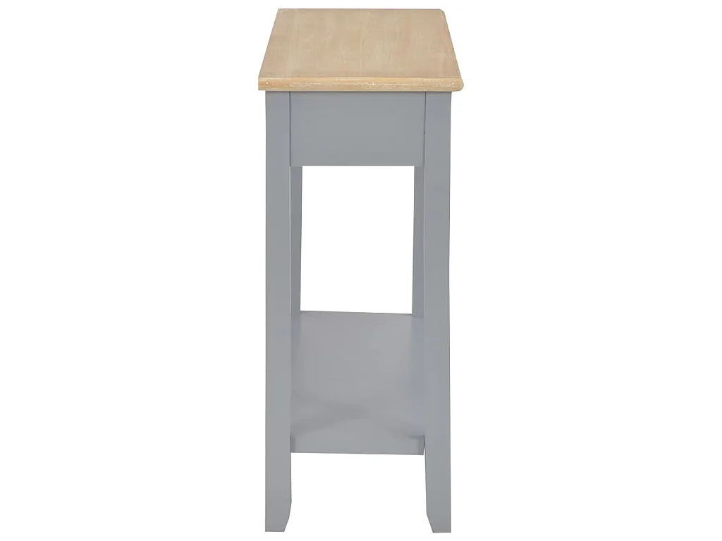 Table console Gris 110x35x80 cm Bois