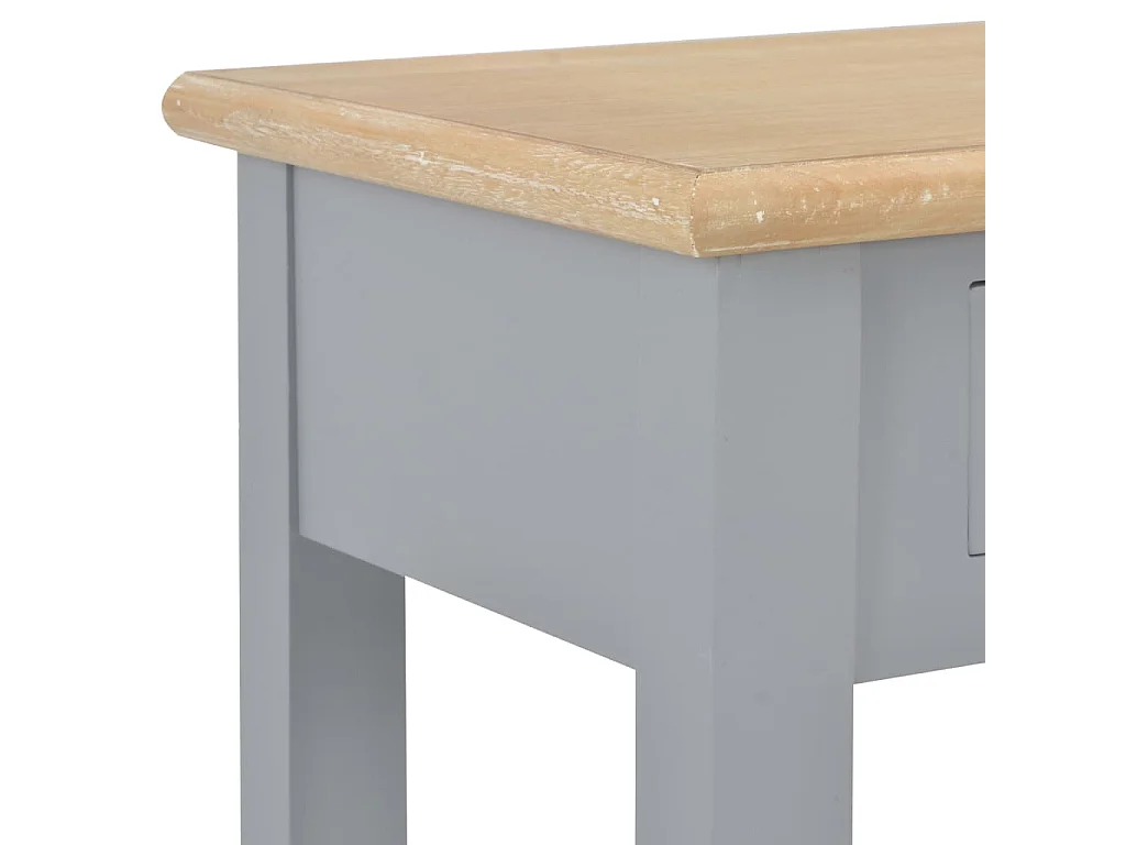 Table console Gris 110x35x80 cm Bois