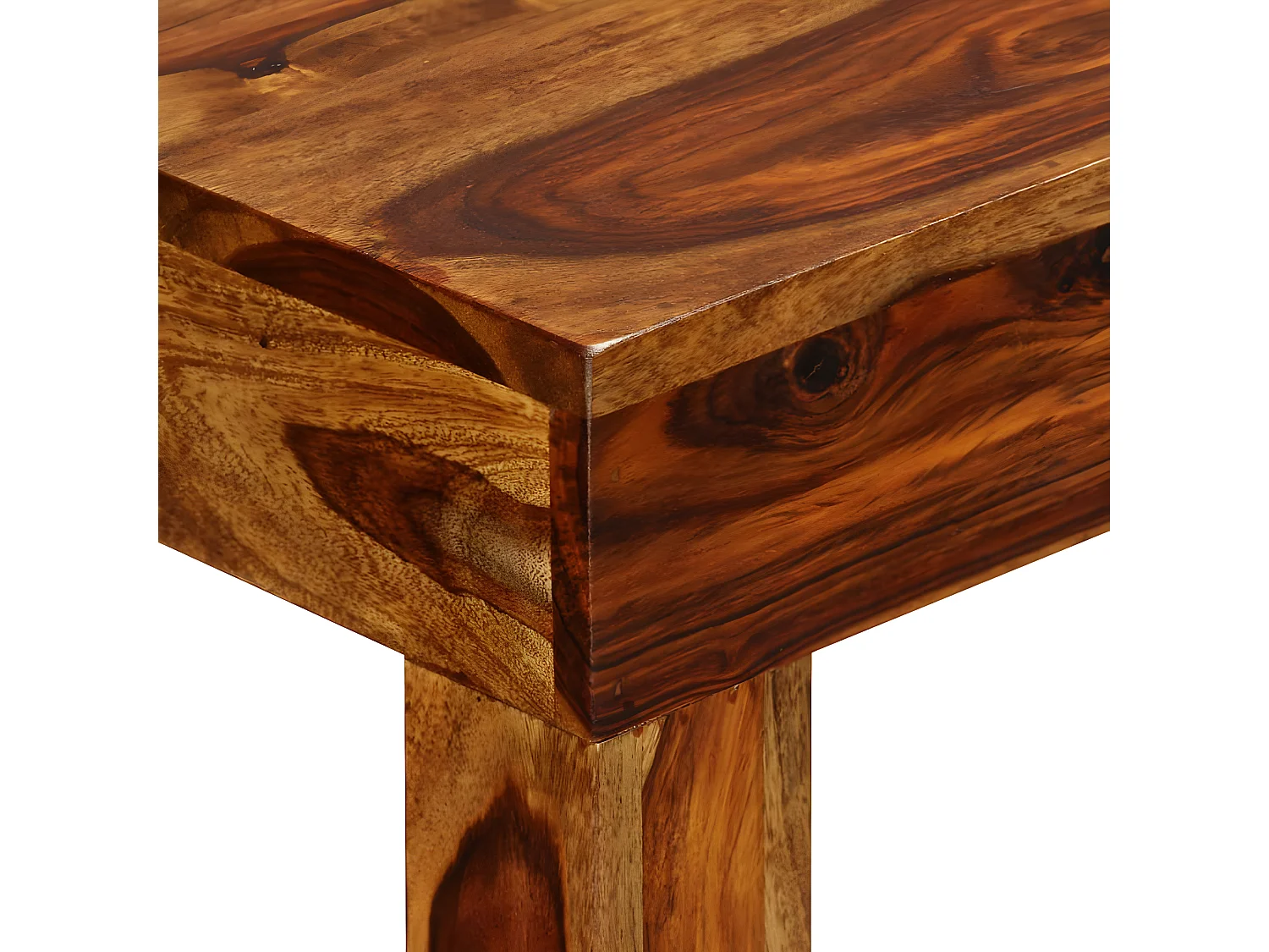 Table console Bois massif 120x35x75 cm