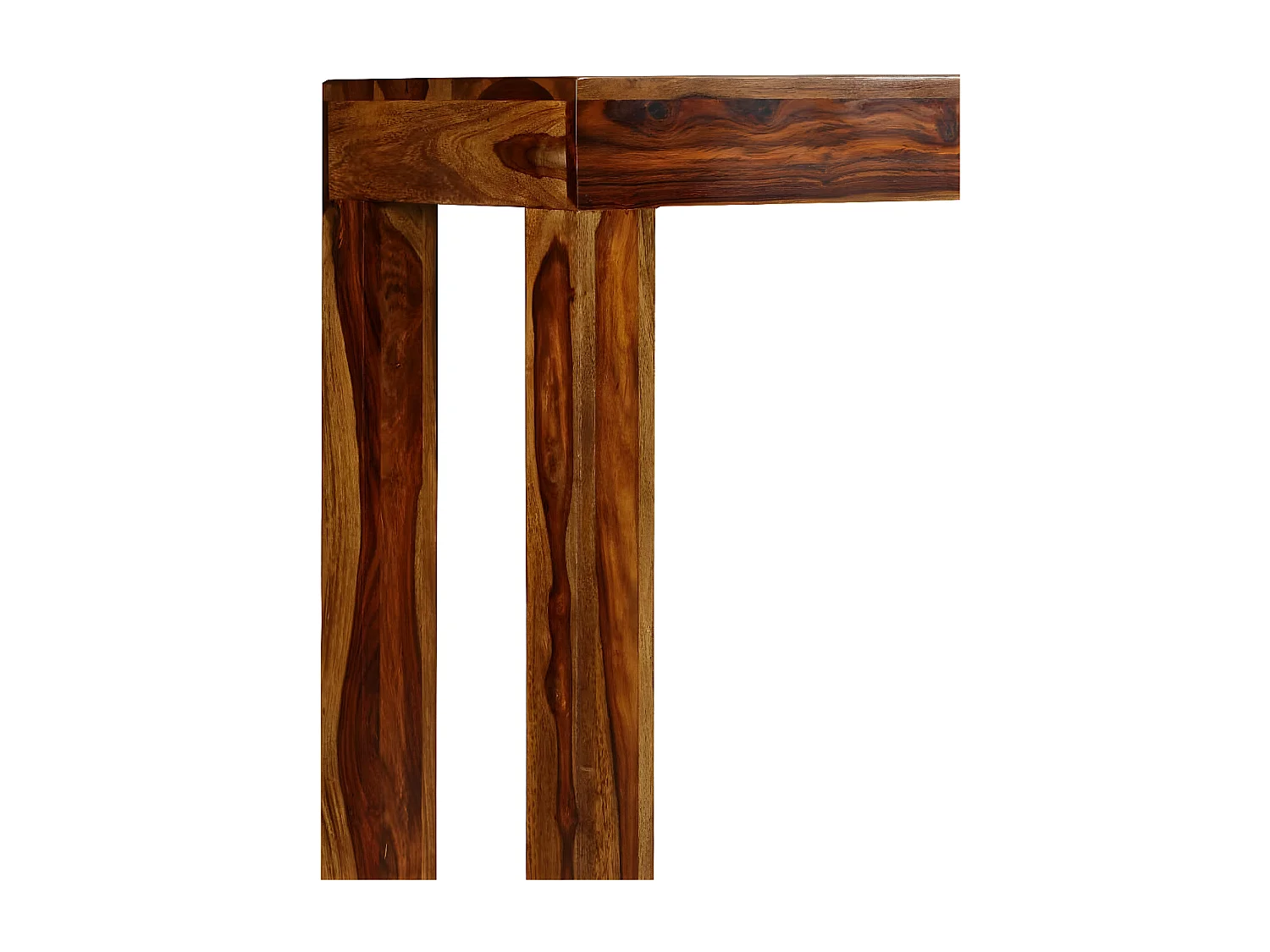 Table console Bois massif 120x35x75 cm