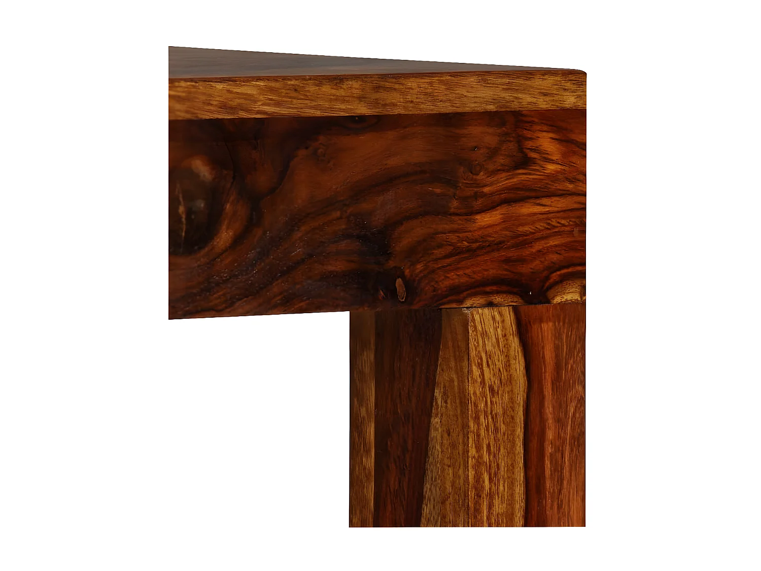 Table console Bois massif 120x35x75 cm