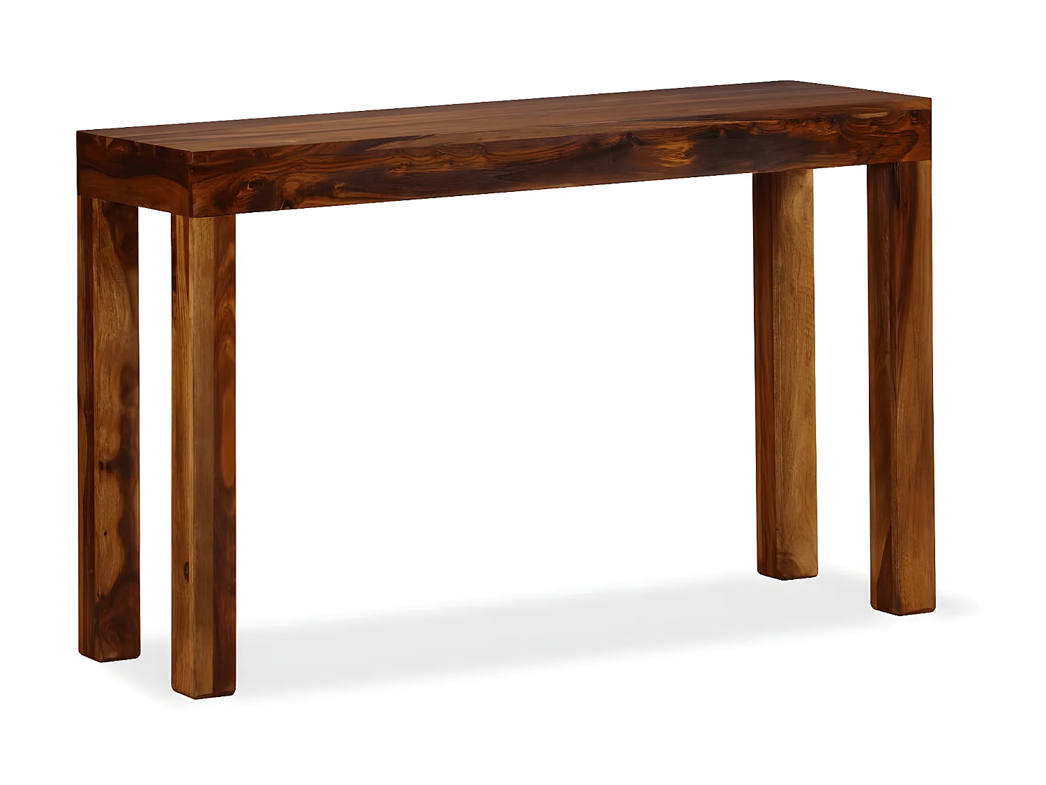 Table console Bois massif 120x35x75 cm