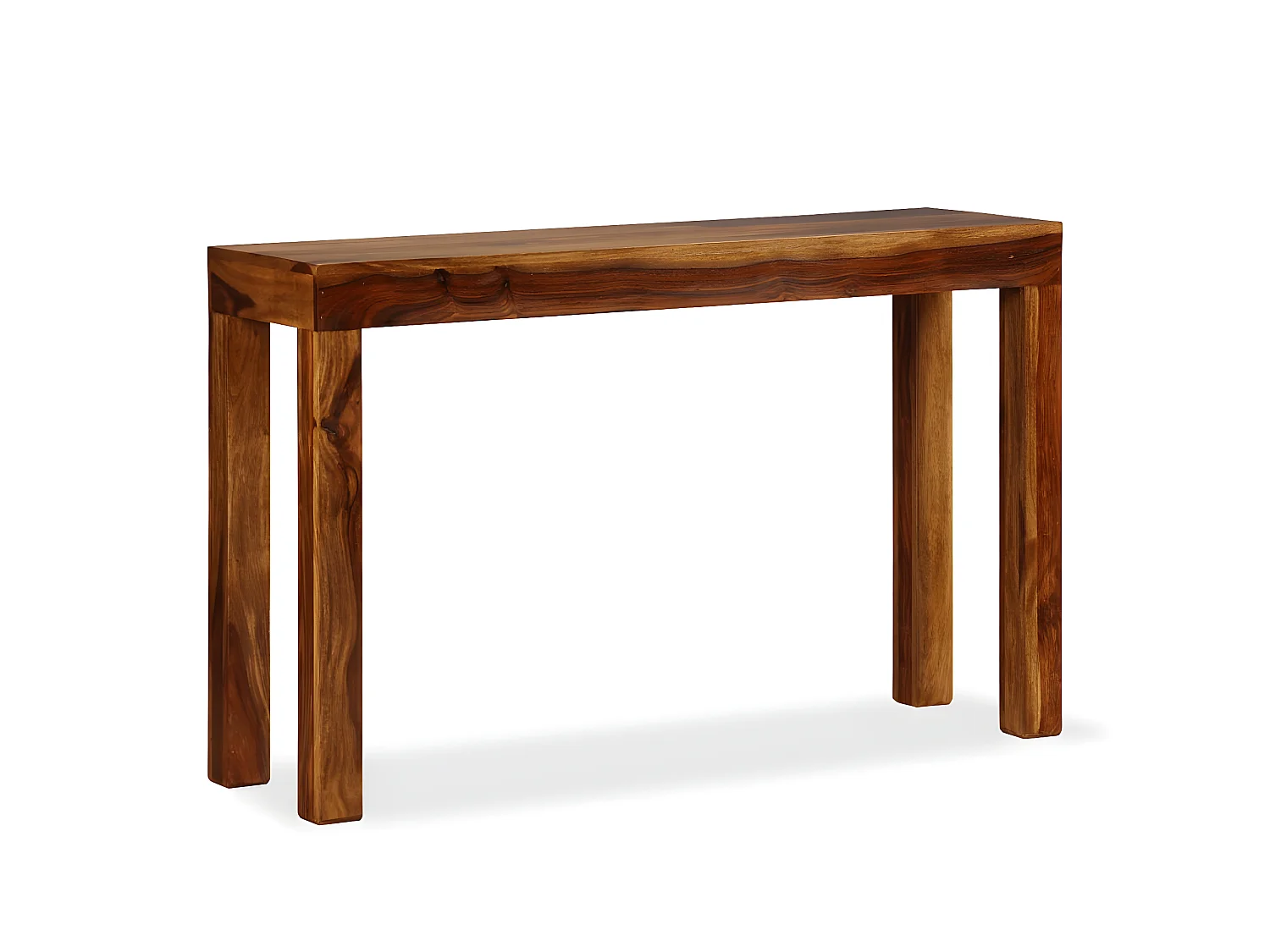 Table console Bois massif 120x35x75 cm