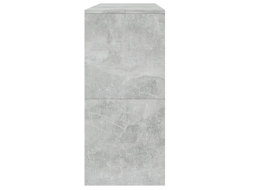 Wandtafel 100x35x76,5 cm bewerkt hout betongrijs