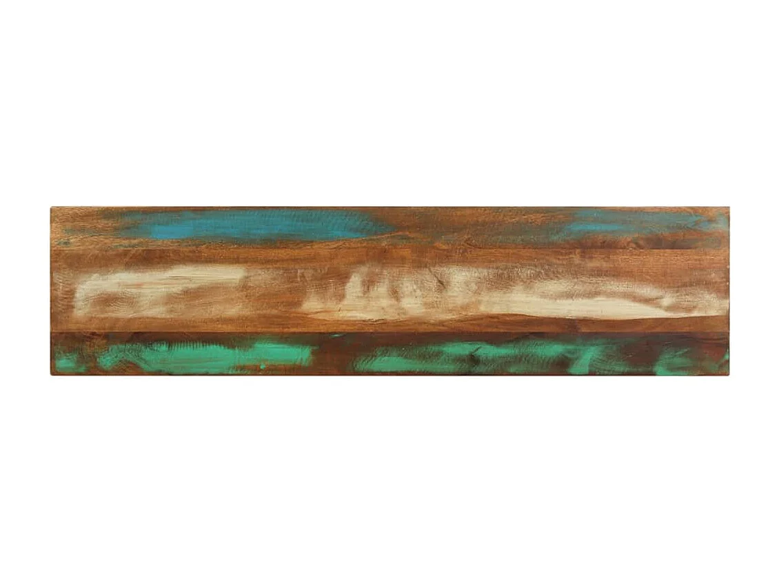 Wandtafel 120x30x75 cm massief gerecycled hout