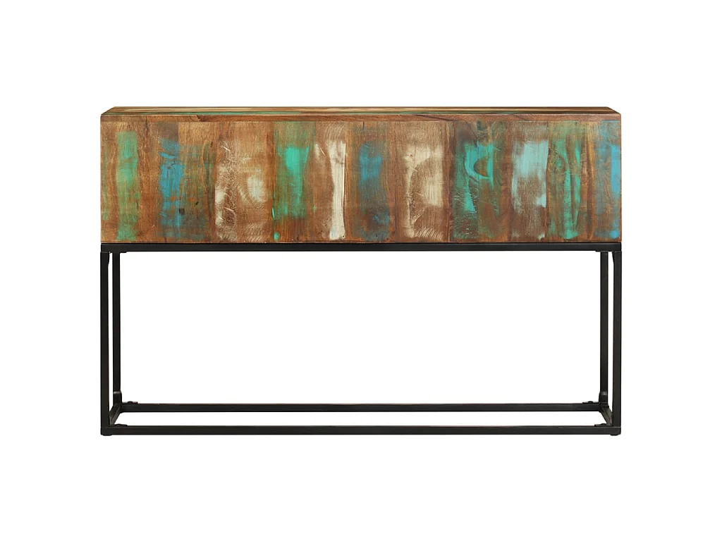 Table console 120x30x75 cm Bois de récupération massif