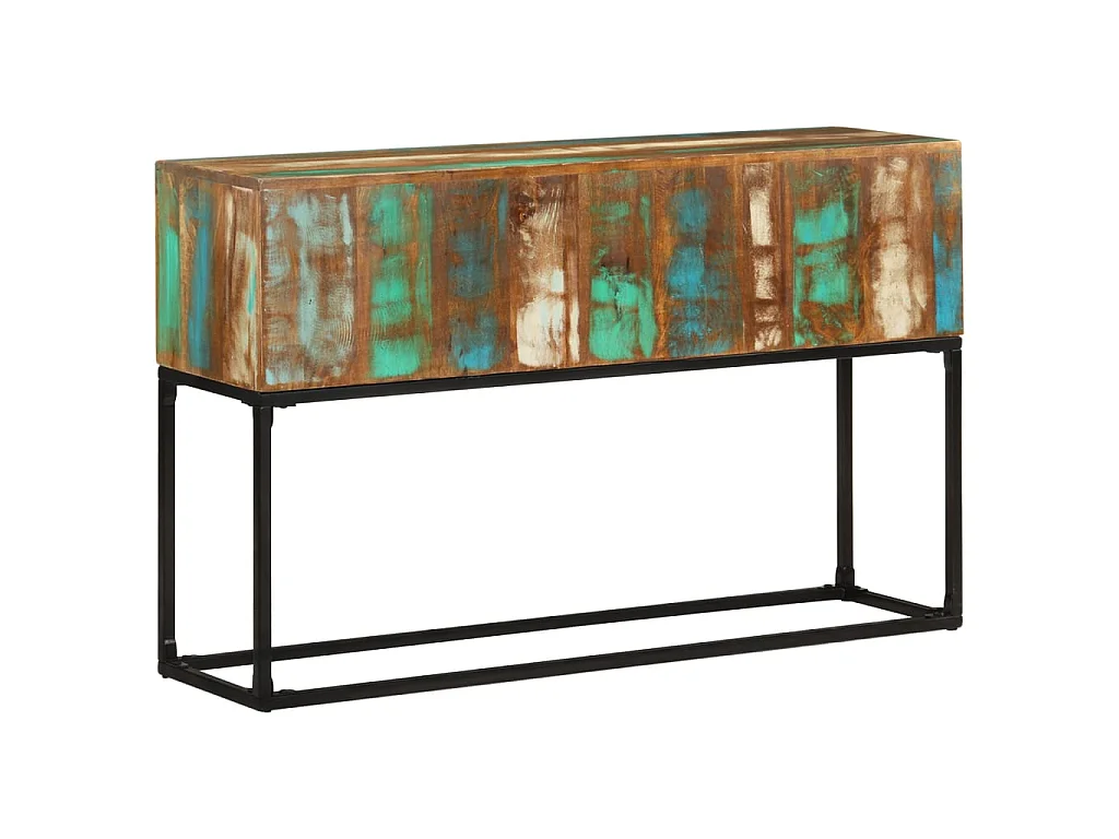 Table console 120x30x75 cm Bois de récupération massif