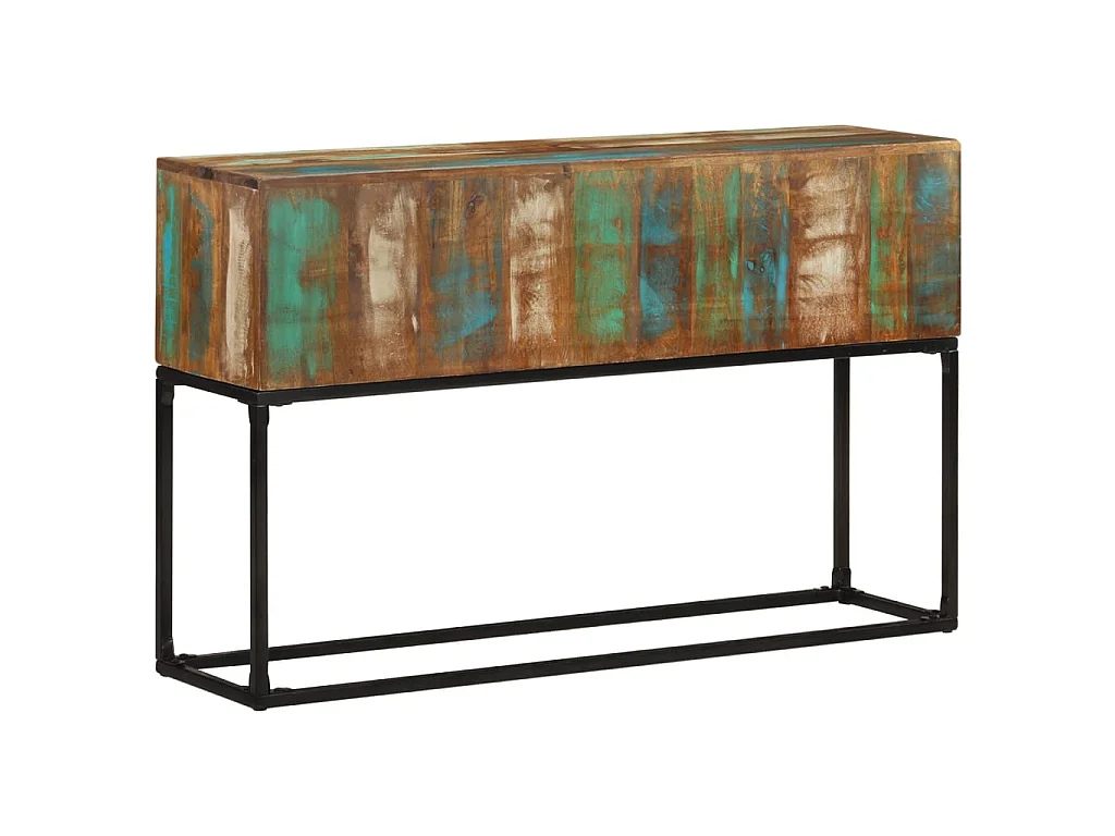 Table console 120x30x75 cm Bois de récupération massif