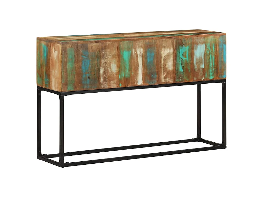 Konsolentisch 120x30x75 cm Altholz Massiv