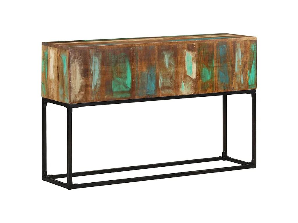 Table console 120x30x75 cm Bois de récupération massif
