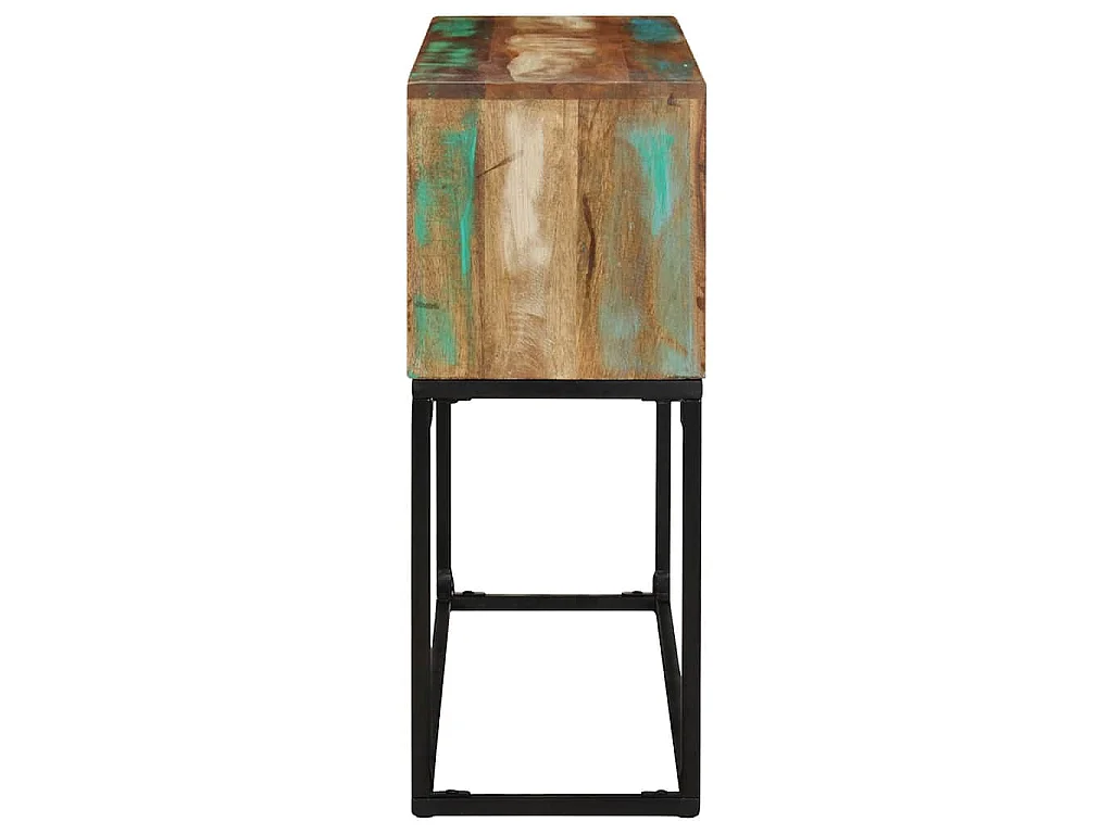 Table console 120x30x75 cm Bois de récupération massif