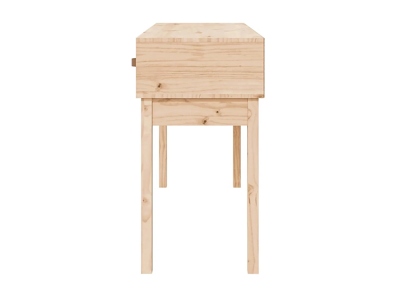 Mesa consola madera maciza de pino 114x40x75 cm