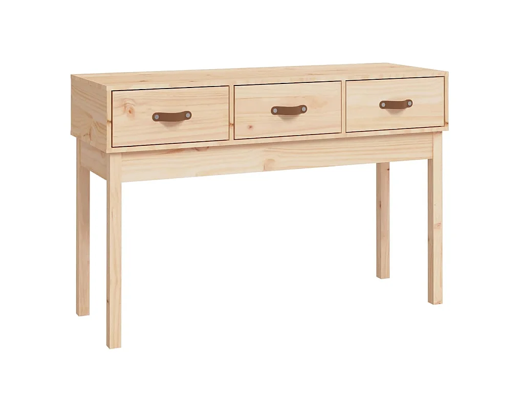 Wandtafel 114x40x75 cm massief grenenhout