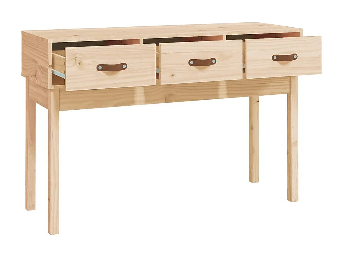 Wandtafel 114x40x75 cm massief grenenhout