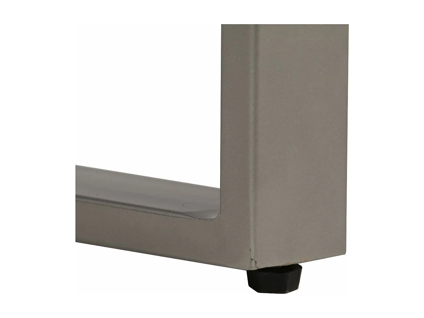 Table console Bois de récupération et acier 120x35x76 cm