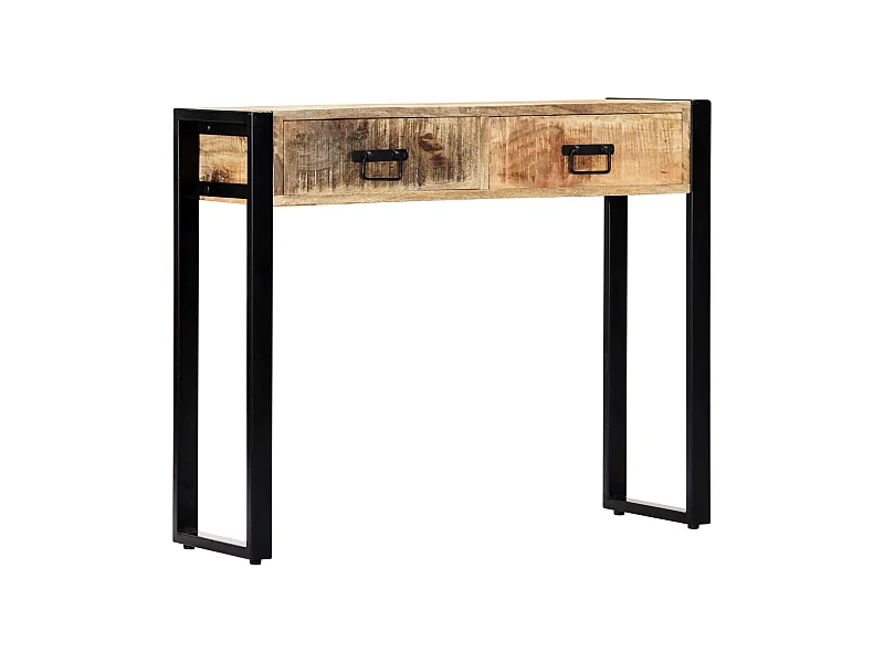 Konsolentisch 90 x 30 x 75 cm Massivholz Mango