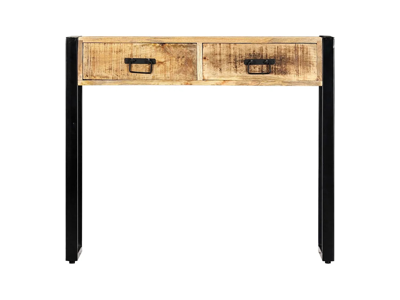 Wandtafel 90x30x75 cm massief mangohout