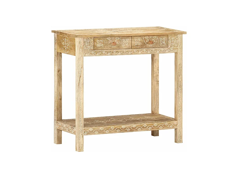 Table console 80x35x74 cm Bois de manguier massif