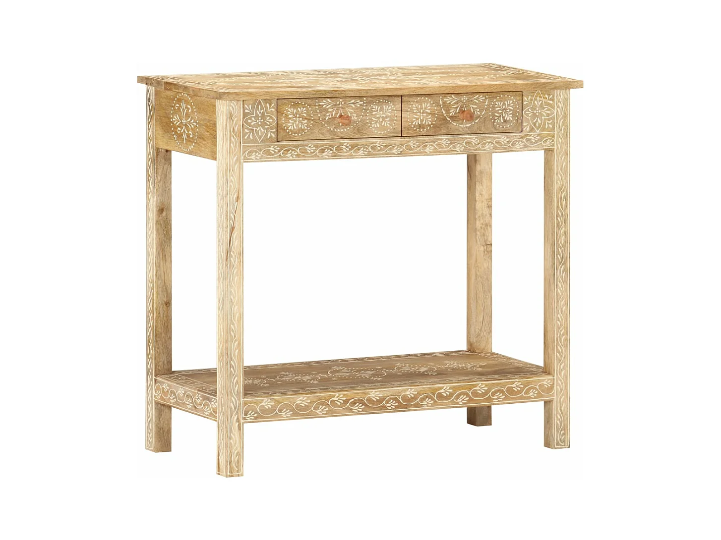Table console 80x35x74 cm Bois de manguier massif