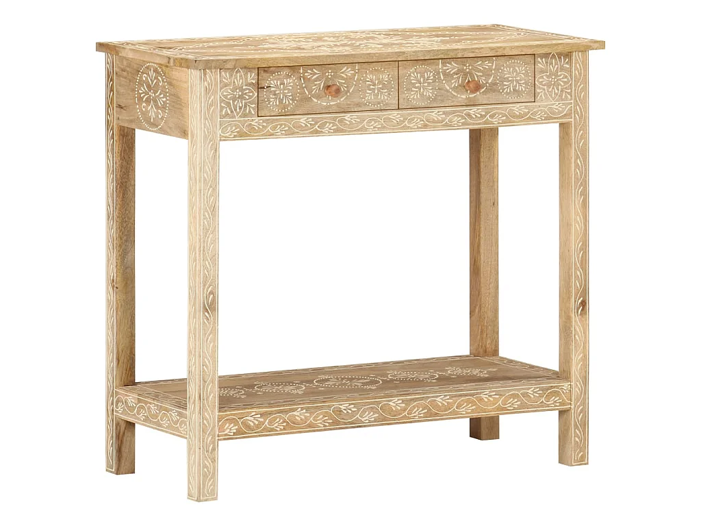 Table console 80x35x74 cm Bois de manguier massif