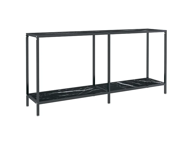 Konsolentisch Schwarz 160x35x75,5 cm cm Hartglas