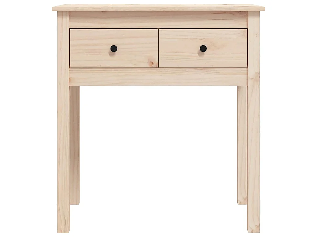 Table console 70x35x75 cm Bois massif de pin