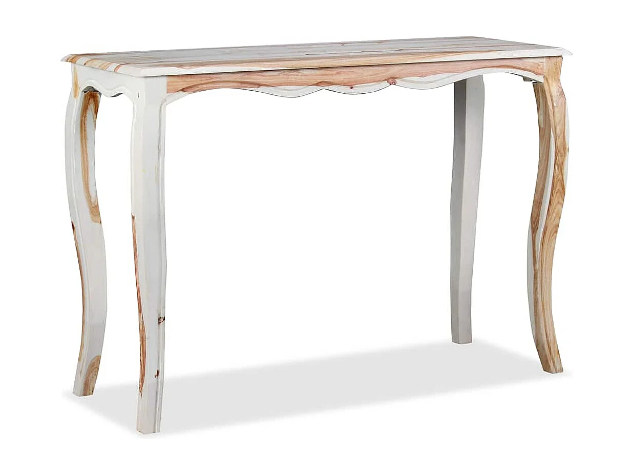 Mesa consola 110x40x76 cm madeira de acácia maciça