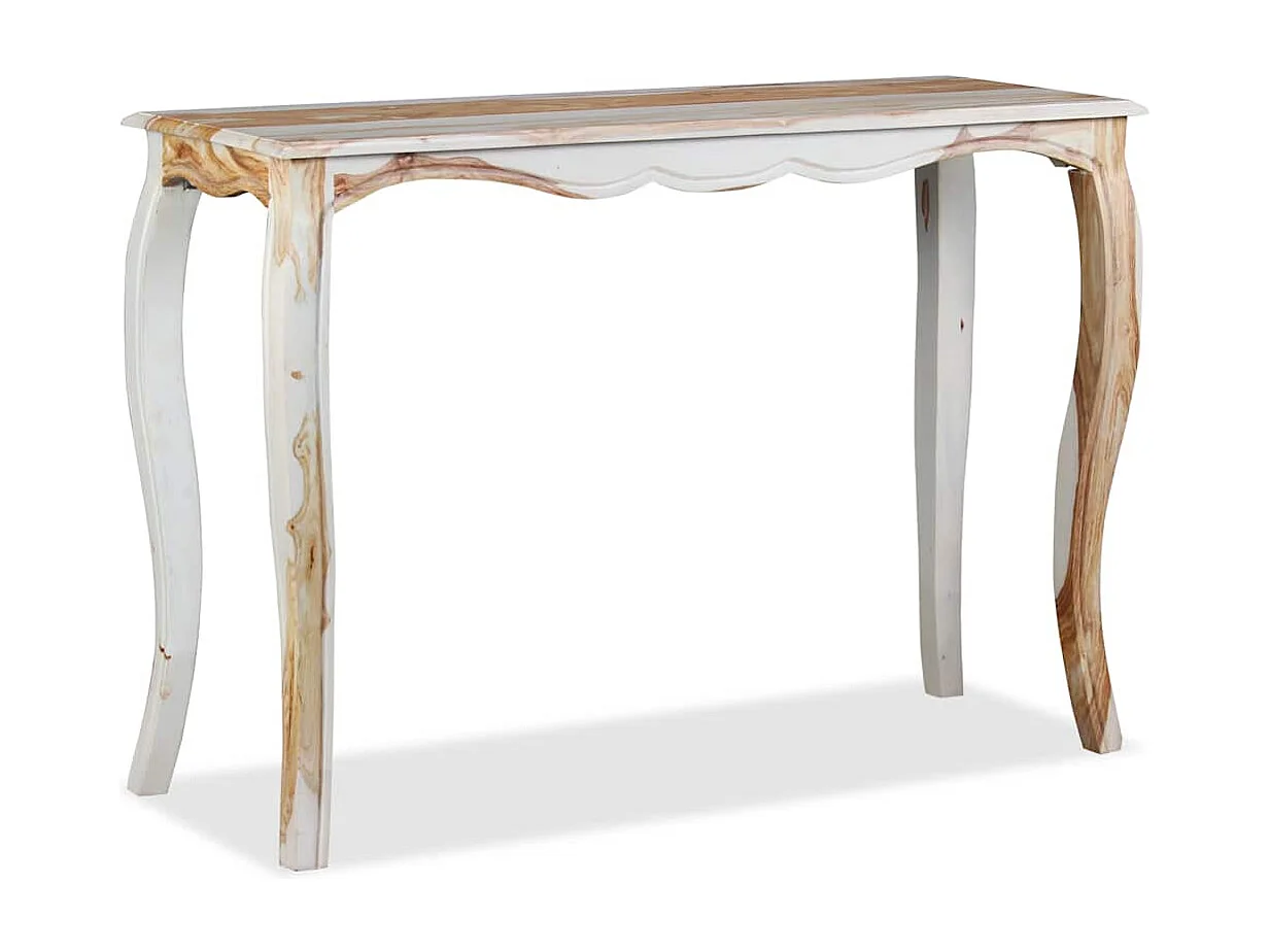 Mesa consola 110x40x76 cm madeira de acácia maciça