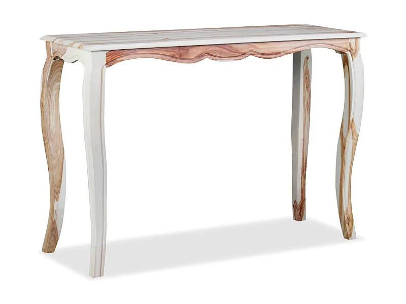 Mesa consola 110x40x76 cm madeira de acácia maciça