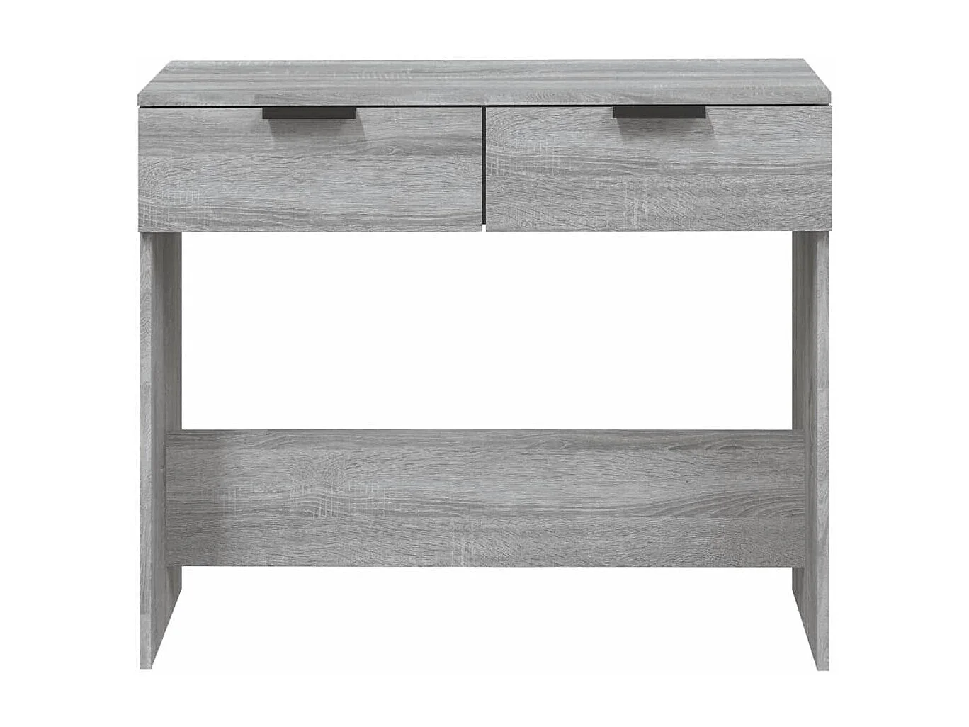 Tavolino Consolle Grigio Sonoma 90x36x75 cm Legno Multistrato