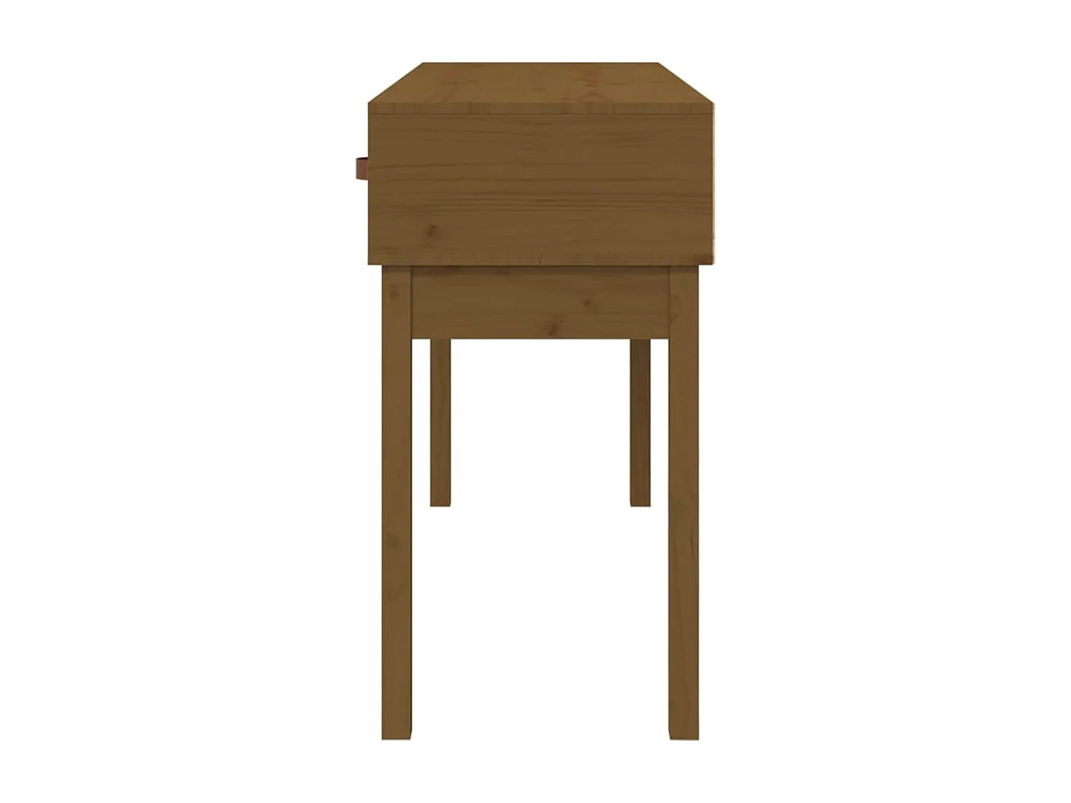 Table console Marron miel 114x40x75 cm Bois massif de pin