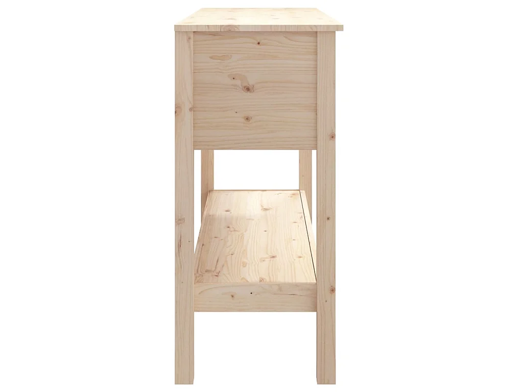 Table console 100x35x75 cm Bois massif de pin