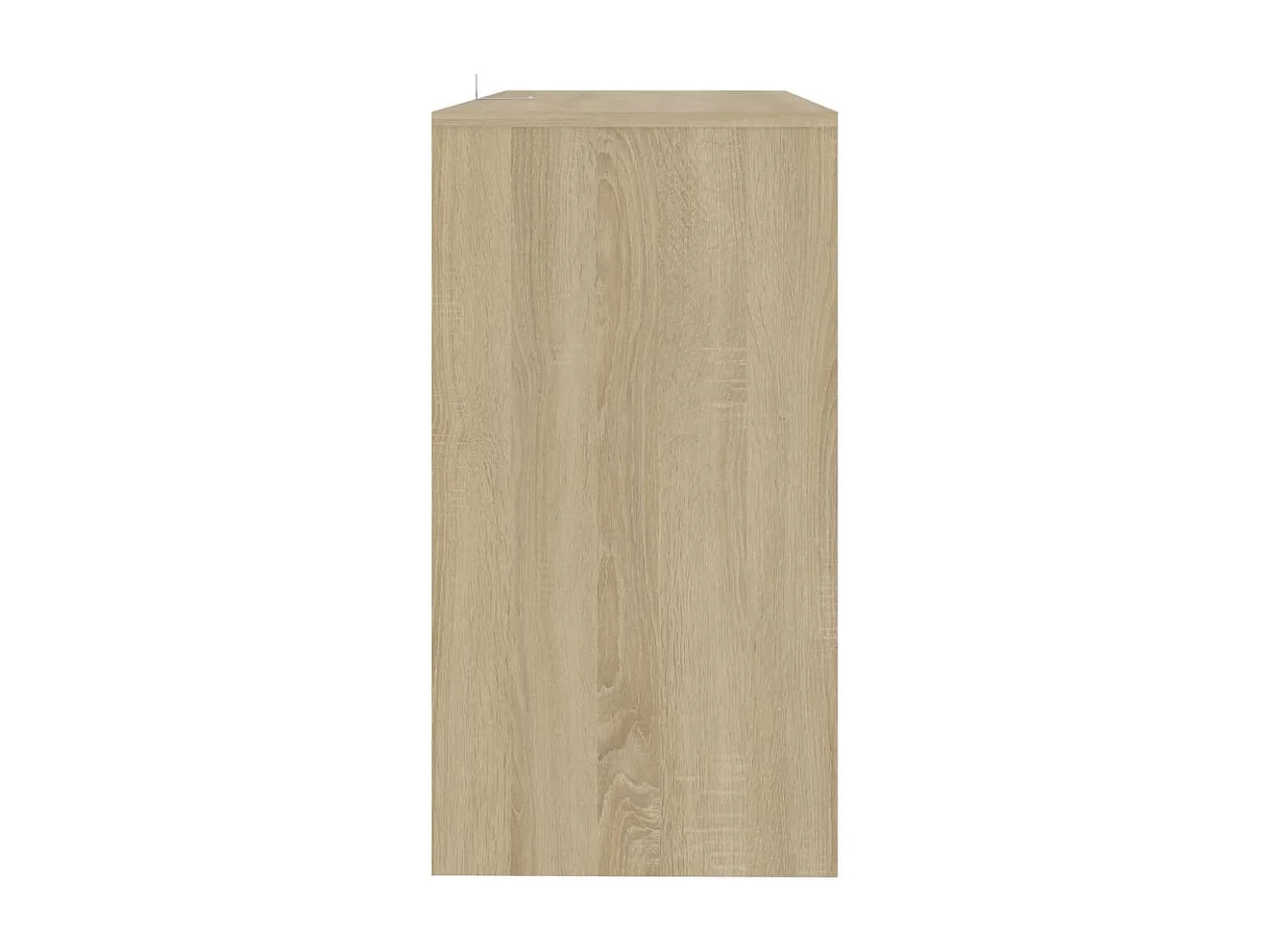 Tavolo Consolle Rovere Sonoma 89x41x76,5 cm in Acciaio