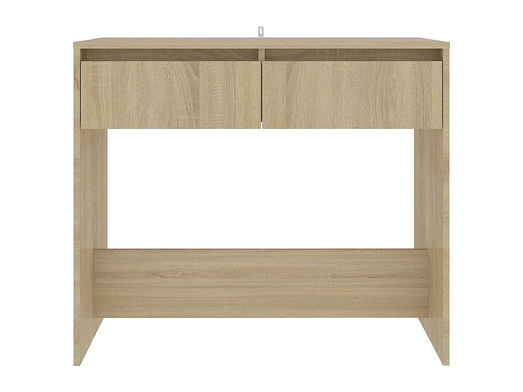 Table console chêne sonoma 89x41x76,5 cm bois d'ingénierie